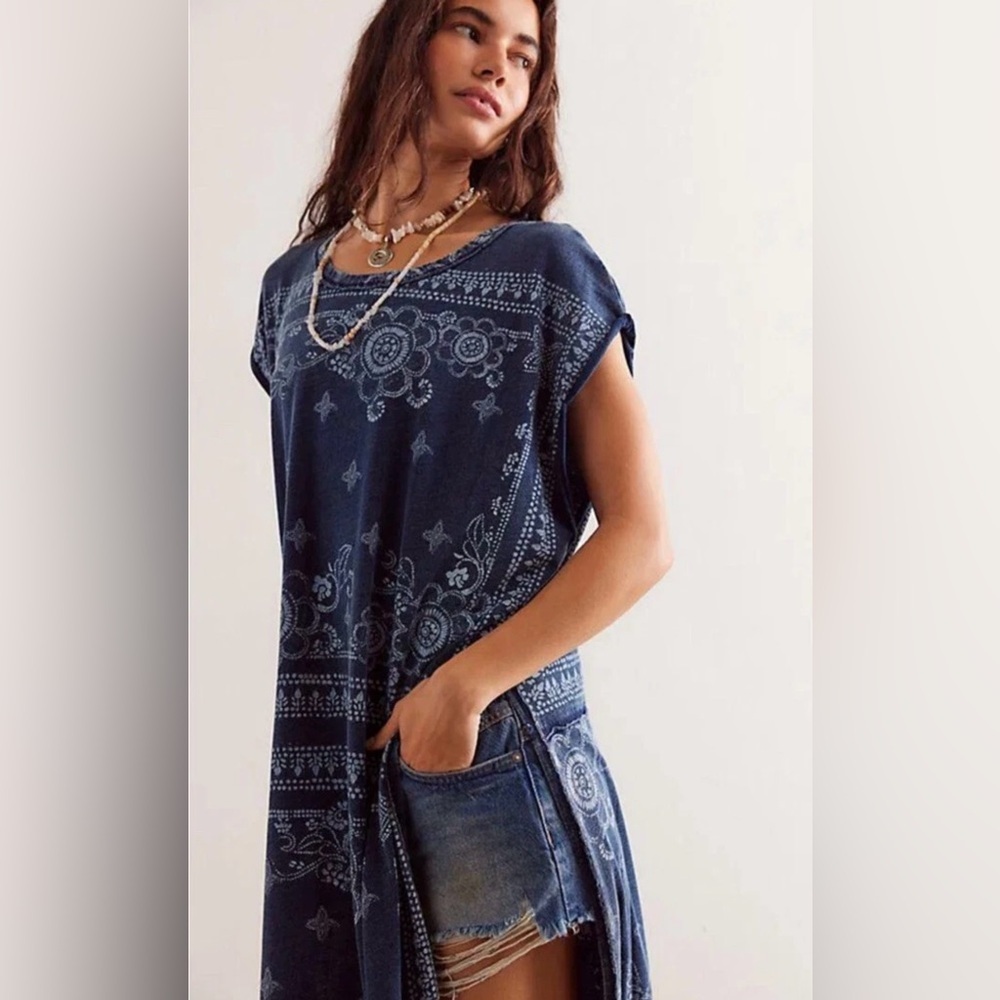 We The Free Indi Max Tee in Indigo